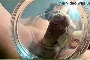 gilf slowmo cumshot water friend muscular femdom tanned bodybuilder