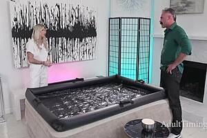 We shouldn't do this... I'm your family in-law but this massage feels too good now