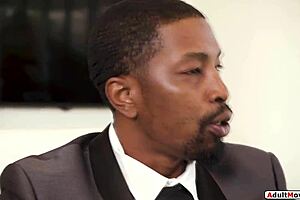 yo that petite small tits assistant takes black boss anal deep