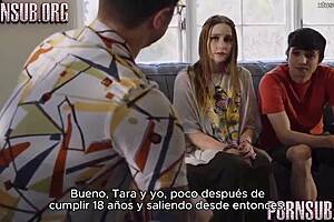 blonde latina milf trio creampie with therapist