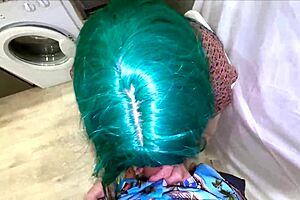 bend over stepmom spreads for stepson's anal fun