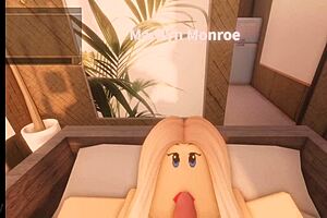 Roblox teen slut fucked by stepdad at beach!!