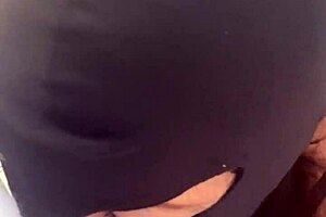 Red lipstick milf blows huge cock then takes hardcore doggy in fishnet lingerie facial?