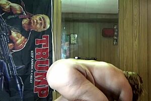 check out these big tits shaking during her hard orgasm!