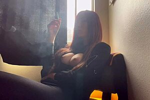 artemisia love smokes her juicy big tits solo 🔥💨