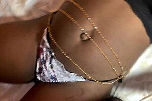 my african girlfriend's tight panties soaked from quickie pounding