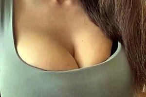 Young 18+ Neighbor Bares Massive Tits in Homemade Tease