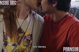 blonde latina milf trio creampie with therapist