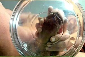 gilf slowmo cumshot water friend muscular femdom tanned bodybuilder