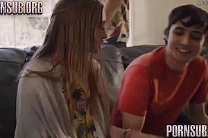 blonde latina milf trio creampie with therapist