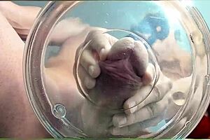 gilf slowmo cumshot water friend muscular femdom tanned bodybuilder