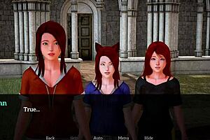 Teen redhead milf plays erotic ass game with big tits family