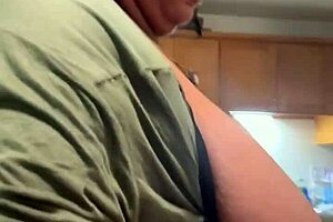 milf kitchen quickie with monster black cock cumming in wet pussy pt3