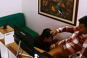 a delicious office fuck with curvy latina big ass milf