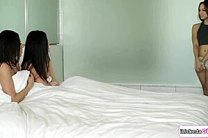 Stepmom Shares Girlfriend with Stepteen?