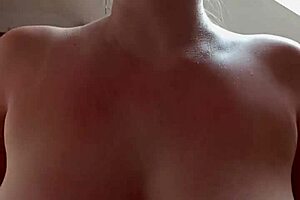 Chubby mature milf masturbates her fat big tits and ass