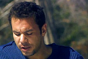 Brunette milf Eve Lawrence rides monster cock outdoors on snowy bed romp