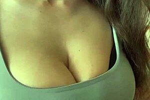 Young 18+ Neighbor Bares Massive Tits in Homemade Tease