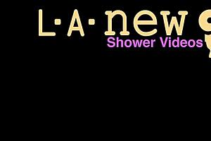 Elegant blonde teen 18+ showers off... so steamy! 💦🧼😍