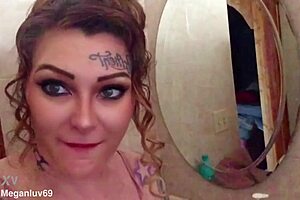 step-mom acts out her taboo fantasy with step-son in homemade pov