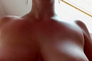 Chubby mature milf masturbates her fat big tits and ass