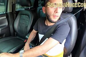 Blonde Big Ass Wet Car Blowjob Creampie