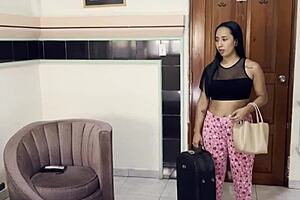 latina stepmom shares bed and cock with stepson