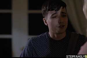 Stepbro's Stepmom Gets Fucked in Lingerie Beaver