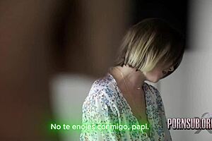 Petite Blonde Latina Milf Seduces Stepdad With Big Tits And Huge Ass Tease