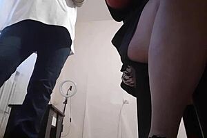 Teacher masturbates behind student solving algebra shy lesbian jeans play