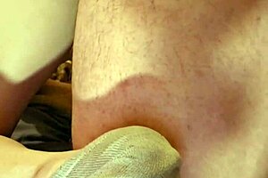 Tried fucking her tight asshole but pain stopped me going too deep