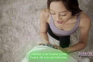 Petite Latina milf seduces with big ass creampie taboo