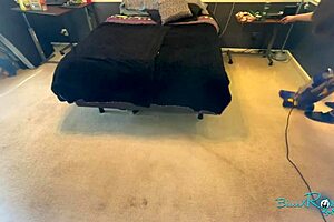 Just vacuuming my bedroom like a good housewife