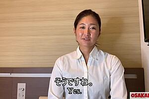 Hot muscular Japanese Aki loves that footjob POV!!