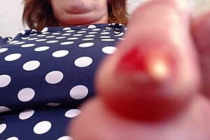 I bet my teasing makes your tiny cock throb watching my huge natural tits belly