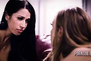 Petite Mom and Daughter Seduced for Taboo Creampies