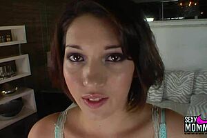 raw passion as mommy milf deepthroats teen cock with huge tits