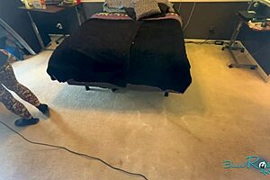 Just vacuuming my bedroom like a good housewife