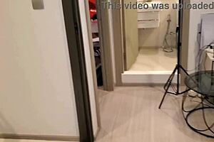 Ever seen a stupid cuck hubby watch his Asian hotwife get roughly DP'd in wild threesome?