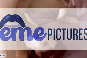 albaan blasts cumshot mouth after skinny redhead missionary pounding