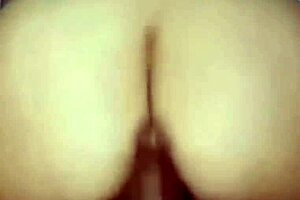 latina milf bounces huge dildo on her fat ass