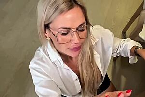 hot secretary sucks boss cock then squirts huge in homemade pov