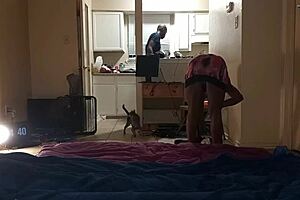 caramel slim ebony milf takes ghetto dick street