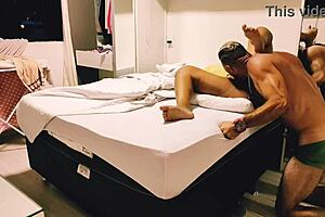 brazilian stepmom's juicy feet get footjob then anal creampie??