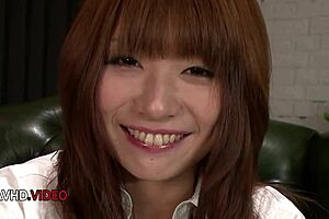 whoa naughty jav milf mami yuuki slurps cock passionately in steamy 3some! 💦😈