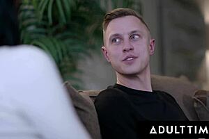 naughty milf reagan foxx instructs horny stepson on jerking off properly