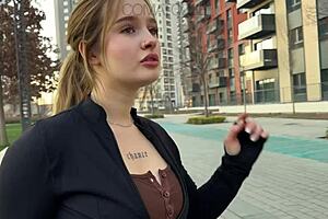 Cash-Hungry Student Cowgirl Rides Big Cock for Creampie