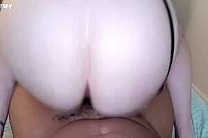 bbw mature rides big black cock like cowgirl yee haw