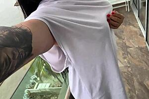 naughty stepdaughter masturbates horny by sea real orgasm big natural tits