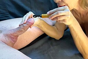 Domina Milks Huge Cock For Massive Cum Shots